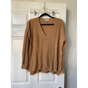 Madewell // Relaxed V Neck Ribbed Knit Sweater